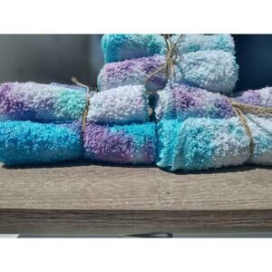 Tie Tye Dye Washcloths Set Of 3 Mixed Hand Dyed By Me